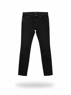 J.Crew Toothpick Ankle Jeans Black Jeans Black Stretch Denim Size 31 Made in USA